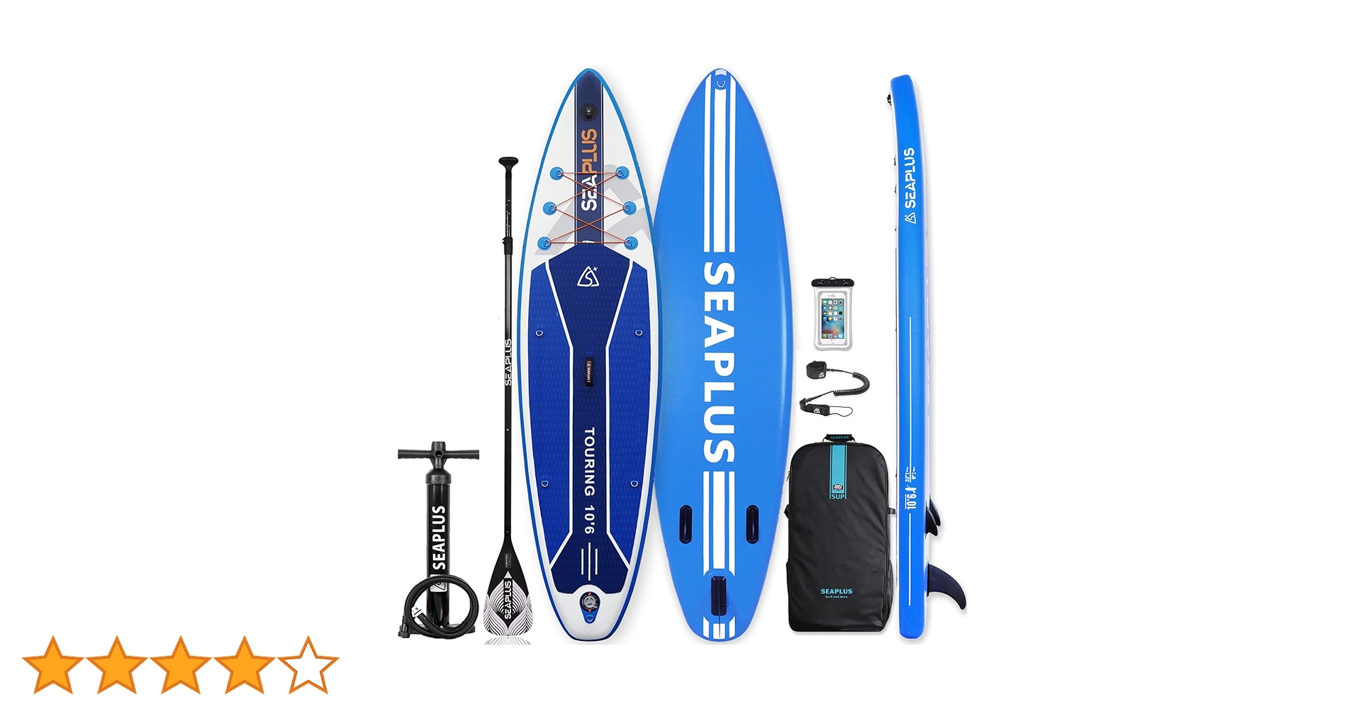 サップボード SEAPLUS 長320cm 幅81cm 厚15cm パドル付き Amazon | スタンドアップパドルボード SUPサップボード SEAPLUS